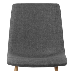 4x Collins Dining or Waiting Room Chairs - Dark Grey