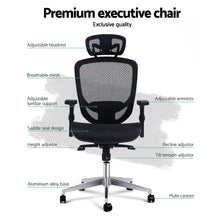 Load image into Gallery viewer, Artiss Office Chair Gaming Chair Computer Chairs Mesh Net Seating Black
