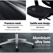 Load image into Gallery viewer, Artiss Office Chair Gaming Chair Computer Chairs Mesh Net Seating Black
