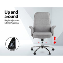 Load image into Gallery viewer, Fabric Office Desk Chair - Grey
