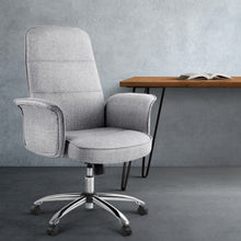 Load image into Gallery viewer, Fabric Office Desk Chair - Grey
