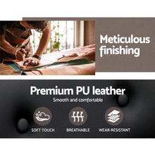 Load image into Gallery viewer, Office Chair - Wooden - PU Leather - Black
