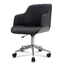 Load image into Gallery viewer, Artiss Wooden Office Chair Computer Gaming Chairs Executive Fabric Grey

