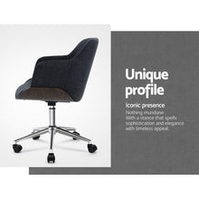 Load image into Gallery viewer, Artiss Wooden Office Chair Computer Gaming Chairs Executive Fabric Grey
