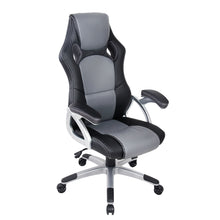 Load image into Gallery viewer, Gaming Chair Office Chair - PU Leather - Racing Style - 2 Colours - Black/White &amp; Black/Grey
