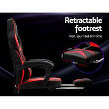 Load image into Gallery viewer, Gaming-Office-Study Chair - PU Leather Rotatable Recliner - Retractable Footrest - 7 Colours - Pink, Blue, Green, Grey, Red, White, Yellow
