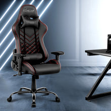 Load image into Gallery viewer, Gaming Chair Office Chair Study Chair - Executive Racing Recliner - Gas Lift/Swivel - Detachable Cushions - Black
