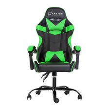 Load image into Gallery viewer, Artiss Office Chair Gaming Chair Computer Chairs Recliner PU Leather Seat Armrest Black Green
