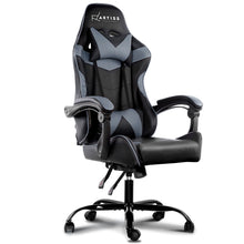 Load image into Gallery viewer, Artiss Office Chair Gaming Chair Computer Chairs Recliner PU Leather Seat Armrest Black Grey

