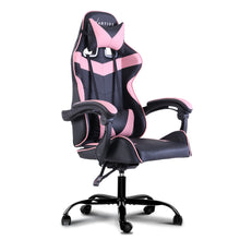 Load image into Gallery viewer, Artiss Office Chair Gaming Chair Computer Chairs Recliner PU Leather Seat Armrest Black Pink
