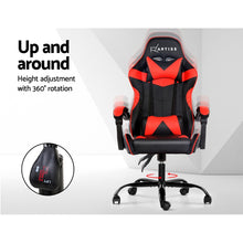 Load image into Gallery viewer, Gaming Office Chairs Computer Seating Racing Recliner Racer Black Red
