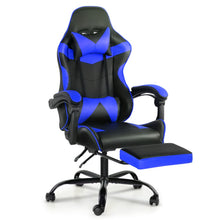 Load image into Gallery viewer, Artiss Gaming Office Chairs Computer Seating Racing Recliner Footrest Black Blue
