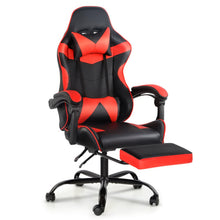 Load image into Gallery viewer, Artiss Gaming Office Chairs Computer Seating Racing Recliner Footrest Black Red
