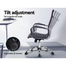 Load image into Gallery viewer, Office Chair - Eames Replica - Executive High Back Seating - PU Leather - Black
