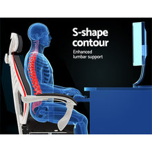 Load image into Gallery viewer, Gaming Chair - Office Chair - Recliner - Rotatable - Adjustable - White
