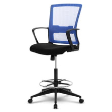 Load image into Gallery viewer, Artiss Office Chair Veer Drafting Stool Mesh Chairs Black Standing Chair Stool
