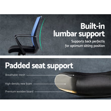 Load image into Gallery viewer, Artiss Office Chair Veer Drafting Stool Mesh Chairs Black Standing Chair Stool
