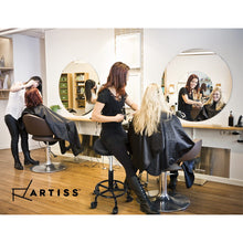 Load image into Gallery viewer, Chair Stool - Salon - Barber - Swivel - Saddle - Gas Lift - Black
