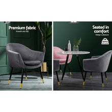 Load image into Gallery viewer, Waiting Room Chair - Retro Sofa - Wooden - Velvet - Grey
