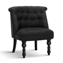 Load image into Gallery viewer, Artiss Fabric Occasional Accent Chair - Black
