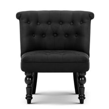 Load image into Gallery viewer, Artiss Fabric Occasional Accent Chair - Black
