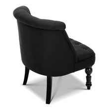 Load image into Gallery viewer, Artiss Fabric Occasional Accent Chair - Black
