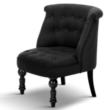 Load image into Gallery viewer, Artiss Fabric Occasional Accent Chair - Black
