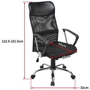 Ergonomic Mesh PU Leather Office Chair